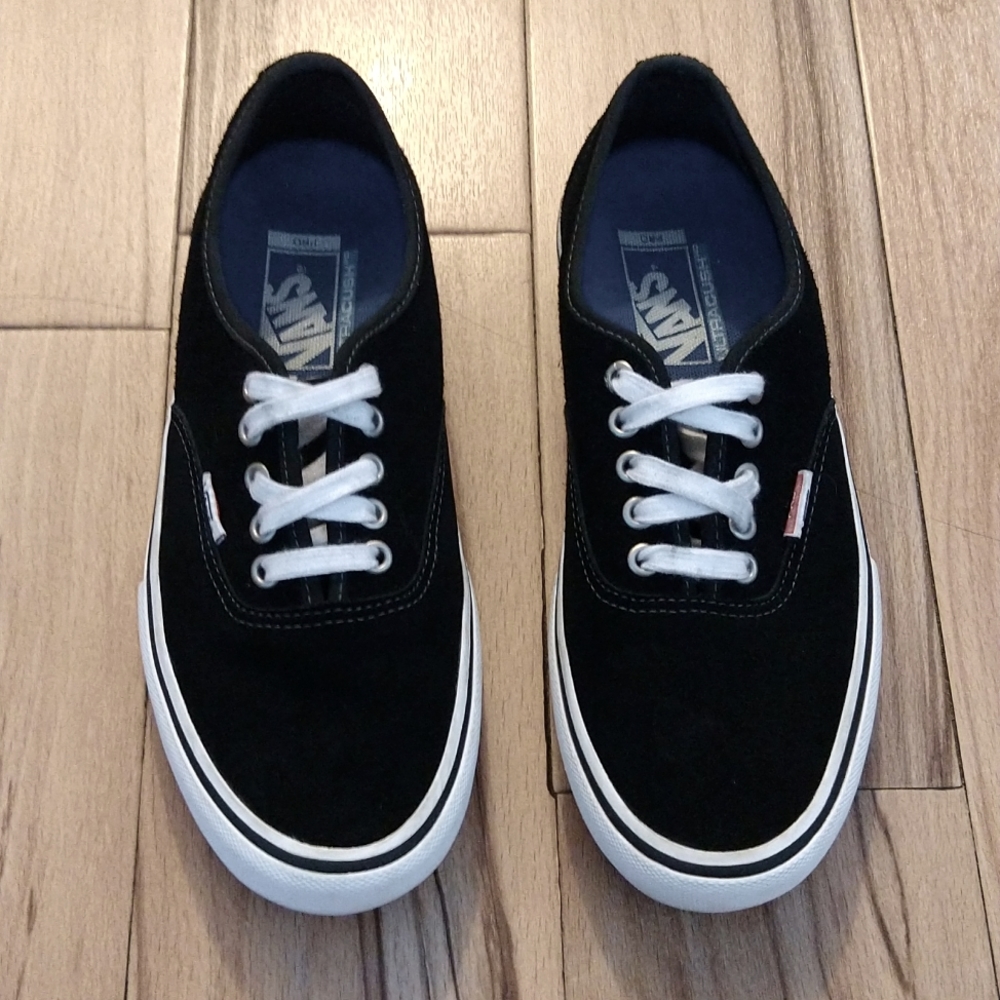 7.5 Size Men Vans Pro Black Suede